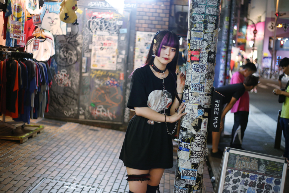 美少女とロックのりりレさんスナップ1枚目